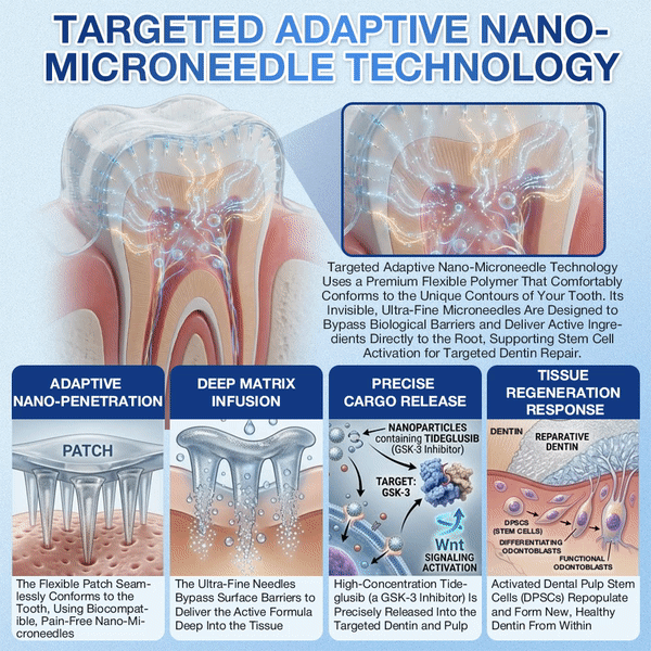 𝐆𝐥𝐢𝐦𝐦𝐞𝐫𝐥𝐲® 𝐓𝐢𝐝𝐞𝐠𝐥𝐮𝐬𝐢𝐛 𝐓𝐨𝐨𝐭𝐡 & 𝐆𝐮𝐦 𝐑𝐞𝐩𝐚𝐢𝐫 𝐌𝐢𝐜𝐫𝐨𝐧𝐞𝐞𝐝𝐥𝐞 𝐏𝐚𝐭𝐜𝐡 | 𝐀𝐝𝐯𝐚𝐧𝐜𝐞𝐝 𝐒𝐭𝐞𝐦-𝐂𝐞𝐥𝐥 𝐀𝐜𝐭𝐢𝐯𝐚𝐭𝐢𝐨𝐧 𝐓𝐞𝐞𝐭𝐡 𝐒𝐭𝐫𝐢𝐩𝐬 (𝐑𝐞𝐛𝐮𝐢𝐥𝐝 𝐄𝐧𝐚𝐦𝐞𝐥 & 𝐃𝐞𝐧𝐭𝐢𝐧 • 𝐒𝐭𝐫𝐞𝐧𝐠𝐭𝐡𝐞𝐧 𝐆𝐮𝐦𝐬 • 𝐄𝐫𝐚𝐝𝐢𝐜𝐚𝐭𝐞 𝐓𝐚𝐫𝐭𝐚𝐫 & 𝐎𝐝𝐨𝐫 • 𝐒𝐭𝐨𝐩 𝐓𝐨𝐨𝐭𝐡 𝐒𝐞𝐧𝐬𝐢𝐭𝐢𝐯𝐢𝐭𝐲) 🌿