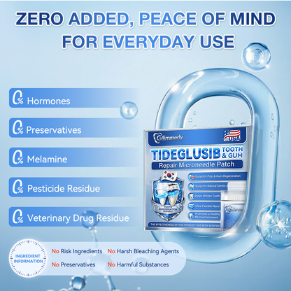 𝐆𝐥𝐢𝐦𝐦𝐞𝐫𝐥𝐲® 𝐓𝐢𝐝𝐞𝐠𝐥𝐮𝐬𝐢𝐛 𝐓𝐨𝐨𝐭𝐡 & 𝐆𝐮𝐦 𝐑𝐞𝐩𝐚𝐢𝐫 𝐌𝐢𝐜𝐫𝐨𝐧𝐞𝐞𝐝𝐥𝐞 𝐏𝐚𝐭𝐜𝐡 | 𝐀𝐝𝐯𝐚𝐧𝐜𝐞𝐝 𝐒𝐭𝐞𝐦-𝐂𝐞𝐥𝐥 𝐀𝐜𝐭𝐢𝐯𝐚𝐭𝐢𝐨𝐧 𝐓𝐞𝐞𝐭𝐡 𝐒𝐭𝐫𝐢𝐩𝐬 (𝐑𝐞𝐛𝐮𝐢𝐥𝐝 𝐄𝐧𝐚𝐦𝐞𝐥 & 𝐃𝐞𝐧𝐭𝐢𝐧 • 𝐒𝐭𝐫𝐞𝐧𝐠𝐭𝐡𝐞𝐧 𝐆𝐮𝐦𝐬 • 𝐄𝐫𝐚𝐝𝐢𝐜𝐚𝐭𝐞 𝐓𝐚𝐫𝐭𝐚𝐫 & 𝐎𝐝𝐨𝐫 • 𝐒𝐭𝐨𝐩 𝐓𝐨𝐨𝐭𝐡 𝐒𝐞𝐧𝐬𝐢𝐭𝐢𝐯𝐢𝐭𝐲) 🌿