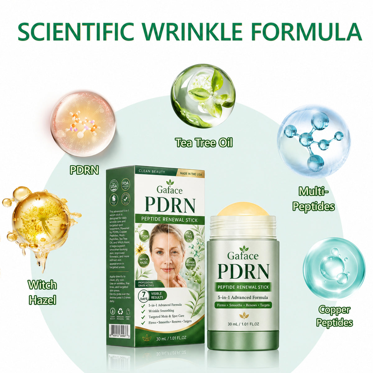 Gaface® PDRN Anti-Aging Peptide Renewal Stick
