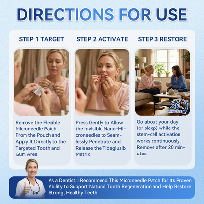 𝐆𝐥𝐢𝐦𝐦𝐞𝐫𝐥𝐲® 𝐓𝐢𝐝𝐞𝐠𝐥𝐮𝐬𝐢𝐛 𝐓𝐨𝐨𝐭𝐡 & 𝐆𝐮𝐦 𝐑𝐞𝐩𝐚𝐢𝐫 𝐌𝐢𝐜𝐫𝐨𝐧𝐞𝐞𝐝𝐥𝐞 𝐏𝐚𝐭𝐜𝐡 | 𝐀𝐝𝐯𝐚𝐧𝐜𝐞𝐝 𝐒𝐭𝐞𝐦-𝐂𝐞𝐥𝐥 𝐀𝐜𝐭𝐢𝐯𝐚𝐭𝐢𝐨𝐧 𝐓𝐞𝐞𝐭𝐡 𝐒𝐭𝐫𝐢𝐩𝐬 (𝐑𝐞𝐛𝐮𝐢𝐥𝐝 𝐄𝐧𝐚𝐦𝐞𝐥 & 𝐃𝐞𝐧𝐭𝐢𝐧 • 𝐒𝐭𝐫𝐞𝐧𝐠𝐭𝐡𝐞𝐧 𝐆𝐮𝐦𝐬 • 𝐄𝐫𝐚𝐝𝐢𝐜𝐚𝐭𝐞 𝐓𝐚𝐫𝐭𝐚𝐫 & 𝐎𝐝𝐨𝐫 • 𝐒𝐭𝐨𝐩 𝐓𝐨𝐨𝐭𝐡 𝐒𝐞𝐧𝐬𝐢𝐭𝐢𝐯𝐢𝐭𝐲) 🌿