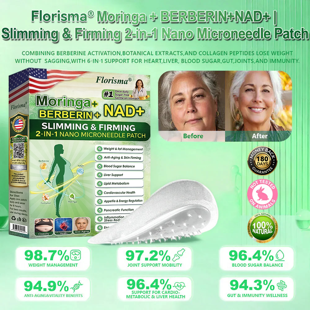 【𝐿𝑎𝑠𝑡 𝐷𝑎𝑦 𝑃𝑟𝑜𝑚𝑜𝑡𝑖𝑜𝑛 80% 𝑂𝐹𝐹】✅Florisma® 𝑀𝑜𝑟𝑖𝑛𝑔𝑎 · 𝐵𝑒𝑟𝑏𝑒𝑟𝑖𝑛𝑒 × 𝑁𝐴𝐷+10-𝑖𝑛-1 𝐴𝑑𝑣𝑎𝑛𝑐𝑒𝑑 𝑁𝑎𝑛𝑜 𝑀𝑖𝑐𝑟𝑜𝑛𝑒𝑒𝑑𝑙𝑒 𝑃𝑎𝑡𝑐ℎ✨𝟩 𝑃𝑎𝑡𝑐ℎ𝑒𝑠 𝑃𝑒𝑟 𝐵𝑜𝑥 · 𝑂𝑛𝑒-𝑊𝑒𝑒𝑘 𝑆𝑢𝑝𝑝𝑙𝑦