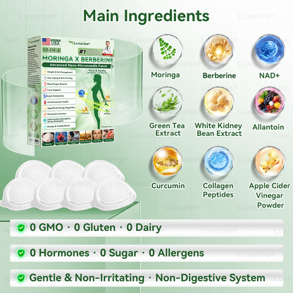 𝗟𝘂𝘅𝗮𝗿𝗶𝘀𝗲® 𝗢𝗳𝗳𝗶𝗰𝗶𝗮𝗹 𝗦𝘁𝗼𝗿𝗲 | 𝗠𝗼𝗿𝗶𝗻𝗴𝗮 & 𝗕𝗲𝗿𝗯𝗲𝗿𝗶𝗻𝗲 𝟭𝟬-𝗜𝗡-𝟭 𝗔𝗱𝘃𝗮𝗻𝗰𝗲𝗱 𝗡𝗮𝗻𝗼 𝗠𝗶𝗰𝗿𝗼𝗻𝗲𝗲𝗱𝗹𝗲 𝗣𝗮𝘁𝗰𝗵 (𝗢𝗻𝗰𝗲 𝗮 𝗗𝗮𝘆 - 𝗩𝗶𝘀𝗶𝗯𝗹𝗲 𝗥𝗲𝘀𝘂𝗹𝘁𝘀 𝗶𝗻 𝗝𝘂𝘀𝘁 𝟳 𝗗𝗮𝘆𝘀)