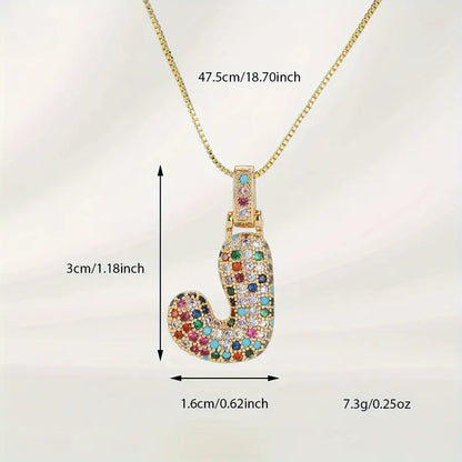 【LAST DAY 49% OFF】Bubble Letter Necklace