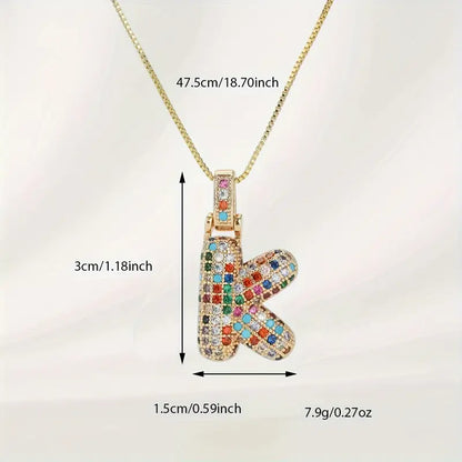 【LAST DAY 49% OFF】Bubble Letter Necklace