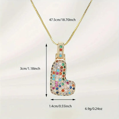 【LAST DAY 49% OFF】Bubble Letter Necklace