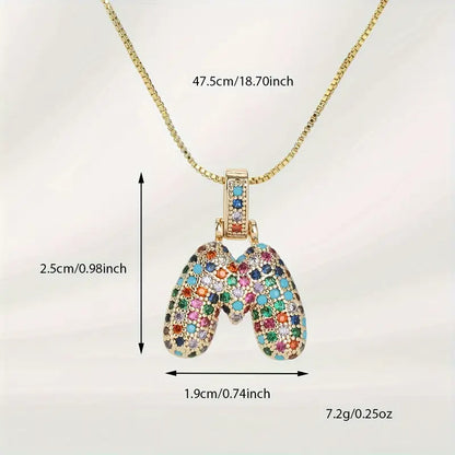 【LAST DAY 49% OFF】Bubble Letter Necklace