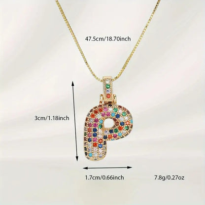 【LAST DAY 49% OFF】Bubble Letter Necklace