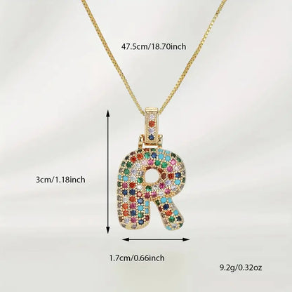 【LAST DAY 49% OFF】Bubble Letter Necklace