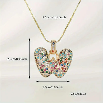 【LAST DAY 49% OFF】Bubble Letter Necklace