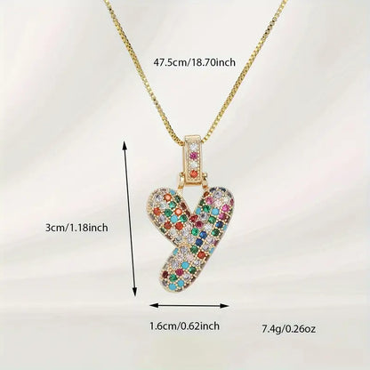 【LAST DAY 49% OFF】Bubble Letter Necklace