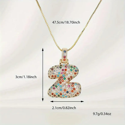 【LAST DAY 49% OFF】Bubble Letter Necklace