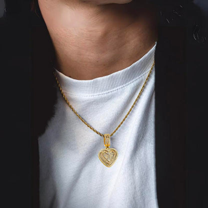 【LAST DAY 49% OFF】Hip Hop Heart Necklace