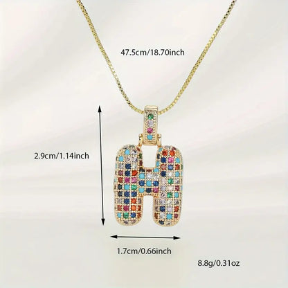 【LAST DAY 49% OFF】Bubble Letter Necklace