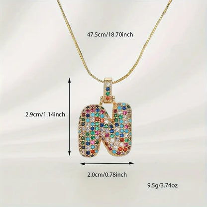【LAST DAY 49% OFF】Bubble Letter Necklace